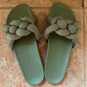 Rothy’s Bubble Slide - Palm, size 7.5